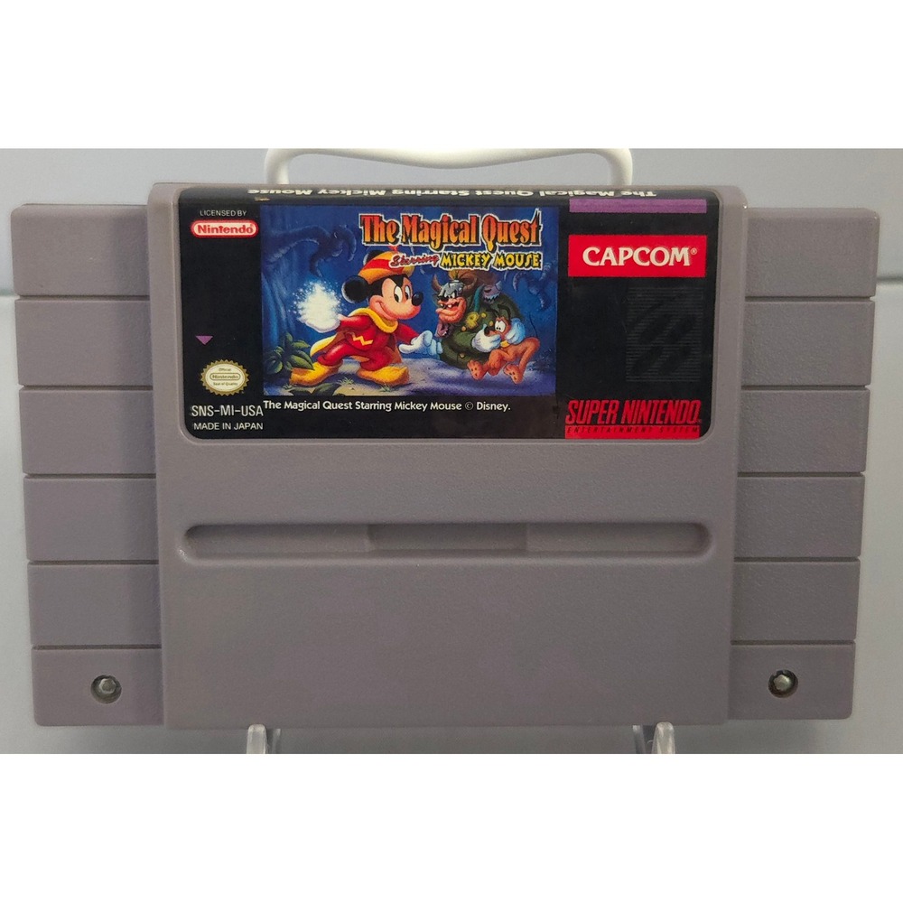 Capcom SNS-MI-USA The Magical‎ Quest Starring Mickey Mouse Super Nintendo SNES